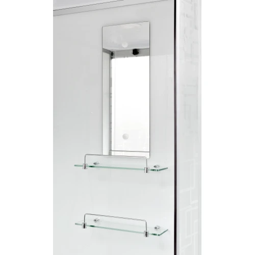 Душевая кабина Deto EM 1511 N L LED Б/К с led подсветкой и гидромассажем 110х80